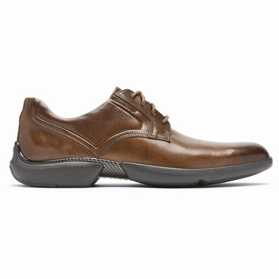 Sapatos Oxfords Rockport Total Motion Advance Plain Toe Homem Marrom PT-13096